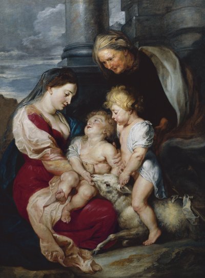 Die Jungfrau und das Kind mit der Heiligen Elisabeth und dem Heiligen Johannes dem Täufer, 1618 von Peter Paul Rubens